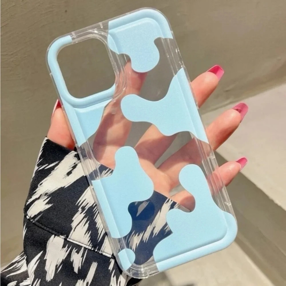 ⚠️Clearance💙iPhone 13/Pro/Pro Max Clear / Blue iPhone Case - Picture 3 of 4